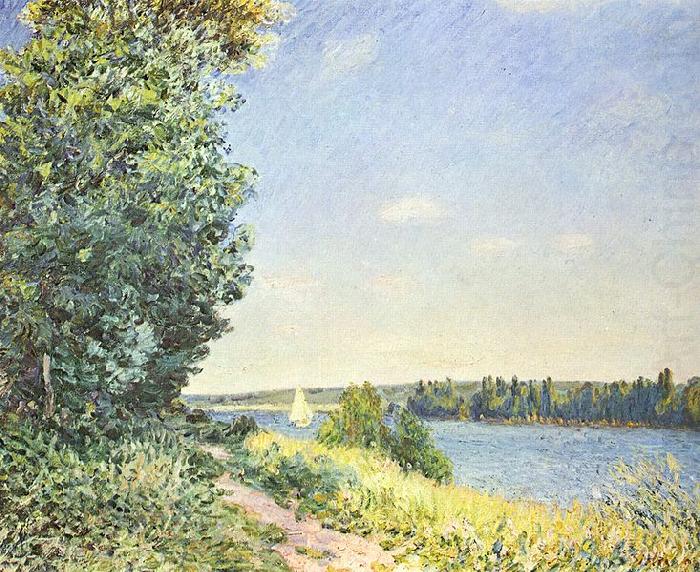 abends bei Sahurs, Alfred Sisley